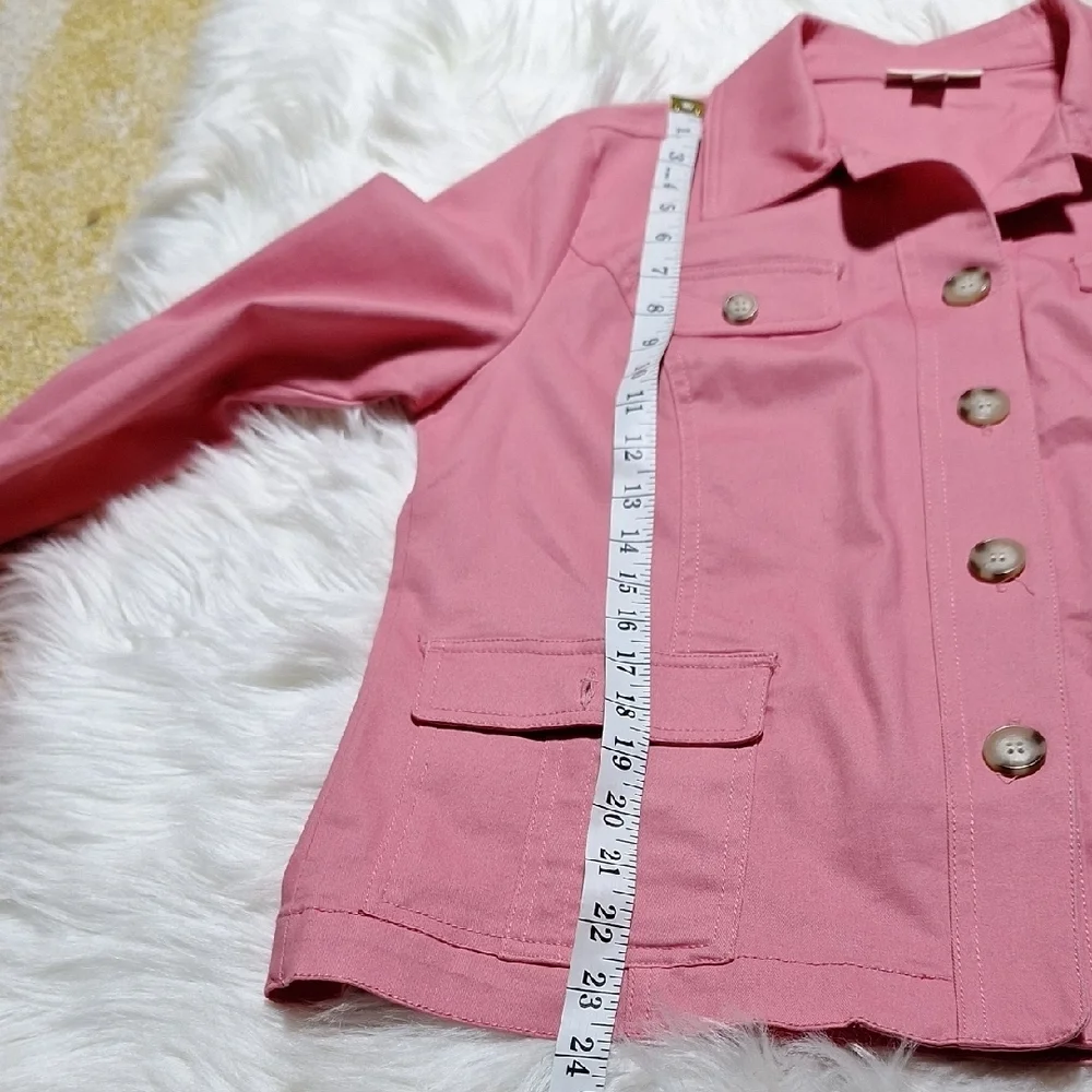 Appleseed's Pink Button-Up Blazer - Picture 12 of 14